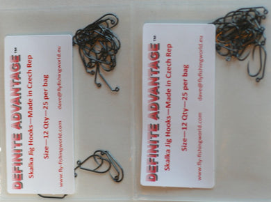 Skalka Jig Hooks Size 12 - Made in the Czech Rep