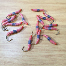 Hends - 600 Living Nymph Hooks Barbed (Vladi Worm) - New 2020