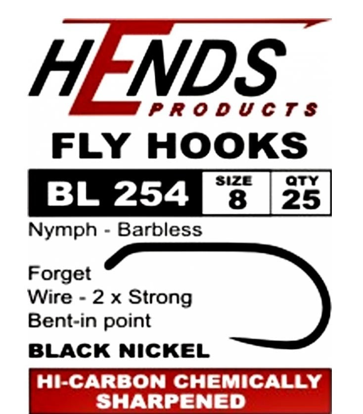 Hends - BL254N Barbless Nymph Hooks