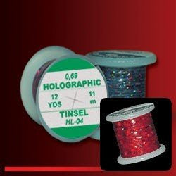 Hends Red Holographic Tinsel