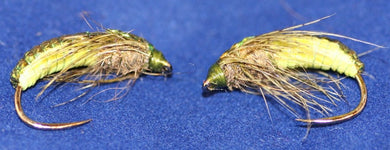 Snaked Backed Caddis (Barbless & Weighted)