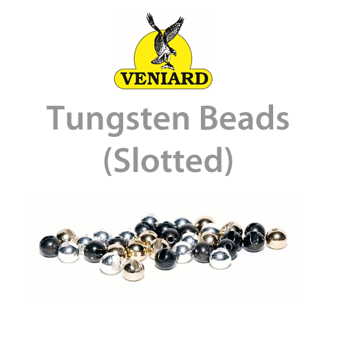 Veniard Gold Slotted Tungsten Beads
